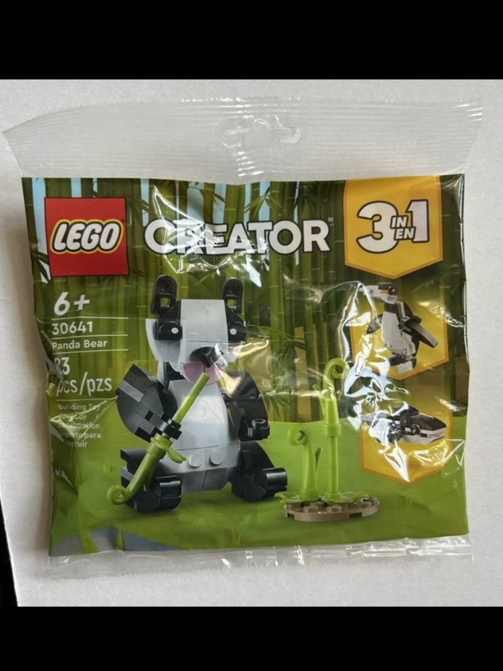 LEGO 30641 3 IN 1: Panda Bear Creator Polybag New Factory Sealed